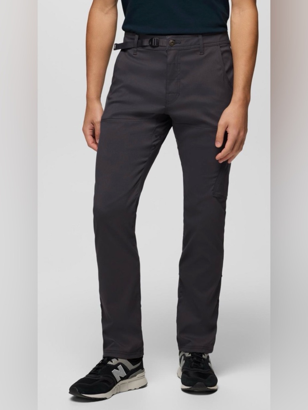 Men's Charcoal Prana stretch Zion climbing Straight-Leg pants sz 30 x 32